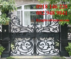 Cửa cổng sắt mỹ thuật CCS55