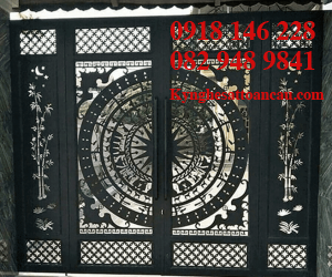 Cửa sắt mỹ thuật CNC V5