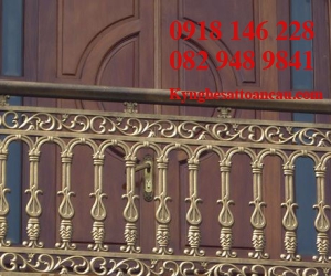 Lan can nhôm đúc L14