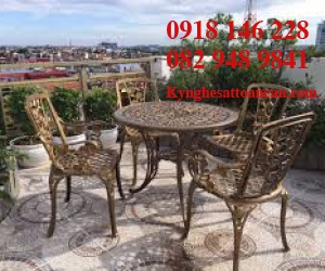 Bàn ghế sắt mỹ thuật BS44