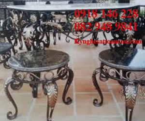 Bàn ghế sắt mỹ thuật BS45