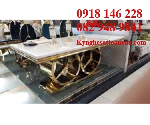 Bàn ghế inox xi mạ v1