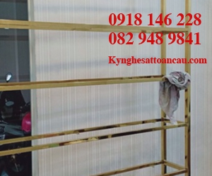 Kệ Inox mạ vàng cao cấp KIXM11