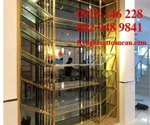 Kệ Inox mạ vàng cao cấp KIXM27