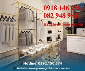 Kệ Inox mạ vàng cao cấp KIXM31