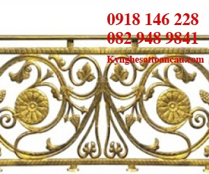 Lan can nhôm đúc L8