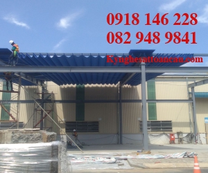 Mái che nhà xưởng T7