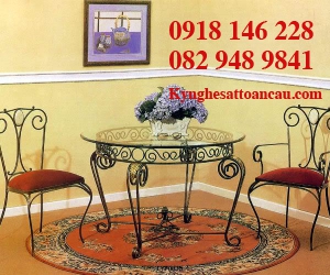 BÀN GHẾ SẮT MỸ THUẬT GS12