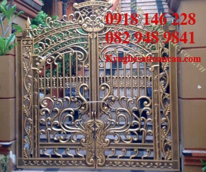 Cửa cổng nhôm đúc CN08