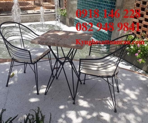 BÀN GHẾ SẮT MỸ THUẬT 41A