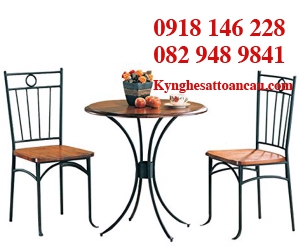 BÀN GHẾ SẮT MỸ THUẬT 43A