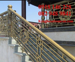 CẦU THANG NHÔM ĐÚC ĐẸP N46