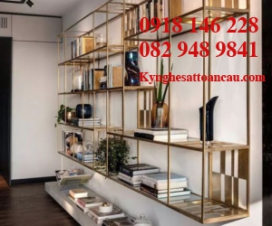 Kệ Inox mạ vàng cao cấp KIXM19