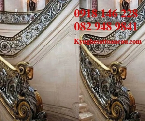 CẦU THANG NHÔM ĐÚC ĐẸP N49