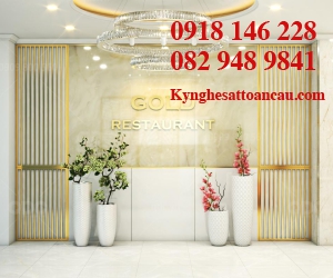 Vách ngăn inox xi mạ VNI14