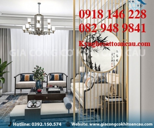 Vách ngăn inox xi mạ VNI50