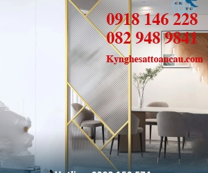 Vách ngăn inox xi mạ VNI01